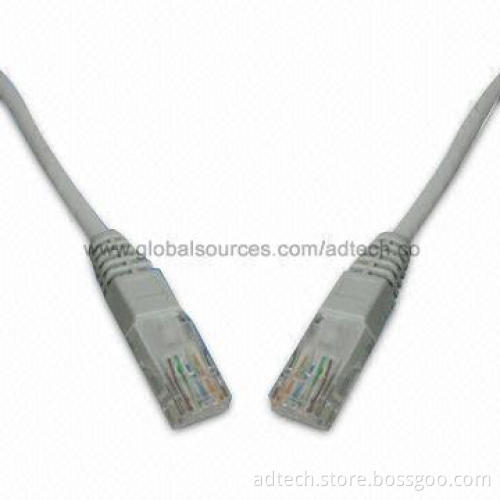 Molded Boot CAT6A Patch Cable UTP 10 Giga Patch Leads, Tested to 500MHz